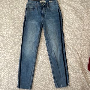 pacsun vintage icon black striped jeans